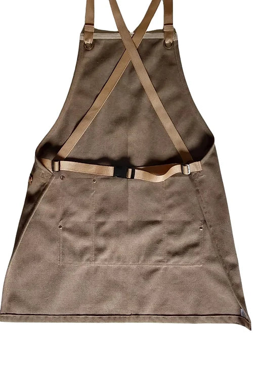Bark Stonewashed Heavy Duty Canvas Apron