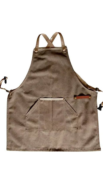 Bark Stonewashed Heavy Duty Canvas Apron