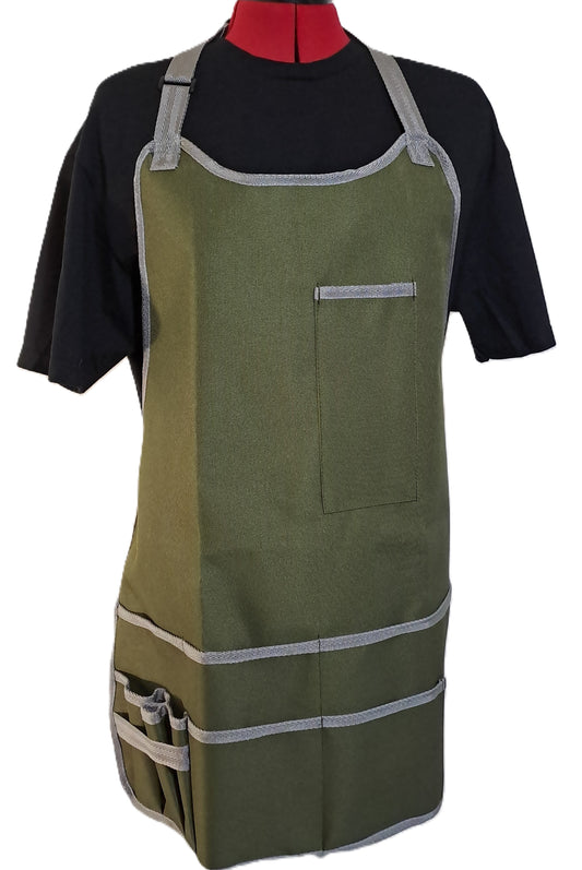 Green PVC Gardner Apron